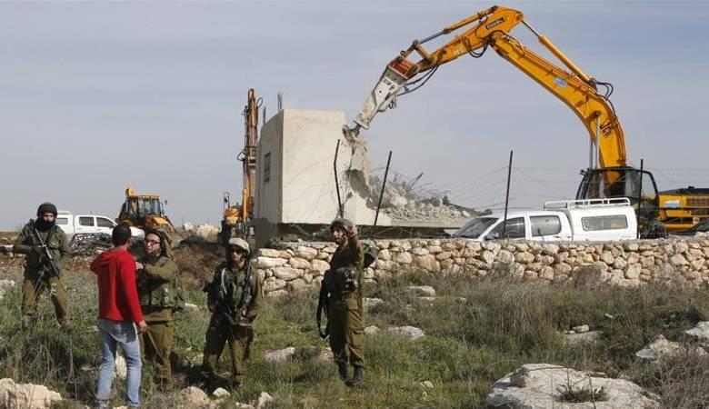 جنين: الاحتلال يخطر بتدمير ما يحيط بنبع الماء في برطعة