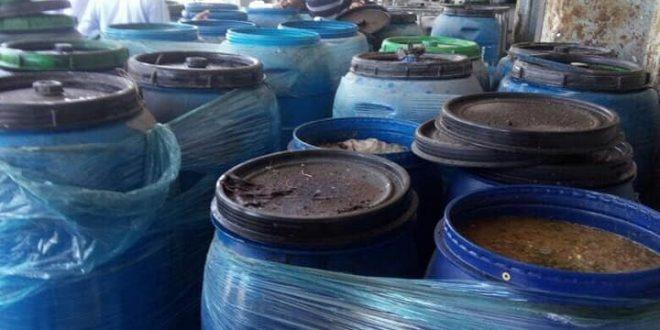 ضبط ٧.٥ طن زيتون مخلل غير صالح للاستهلاك في سلفيت