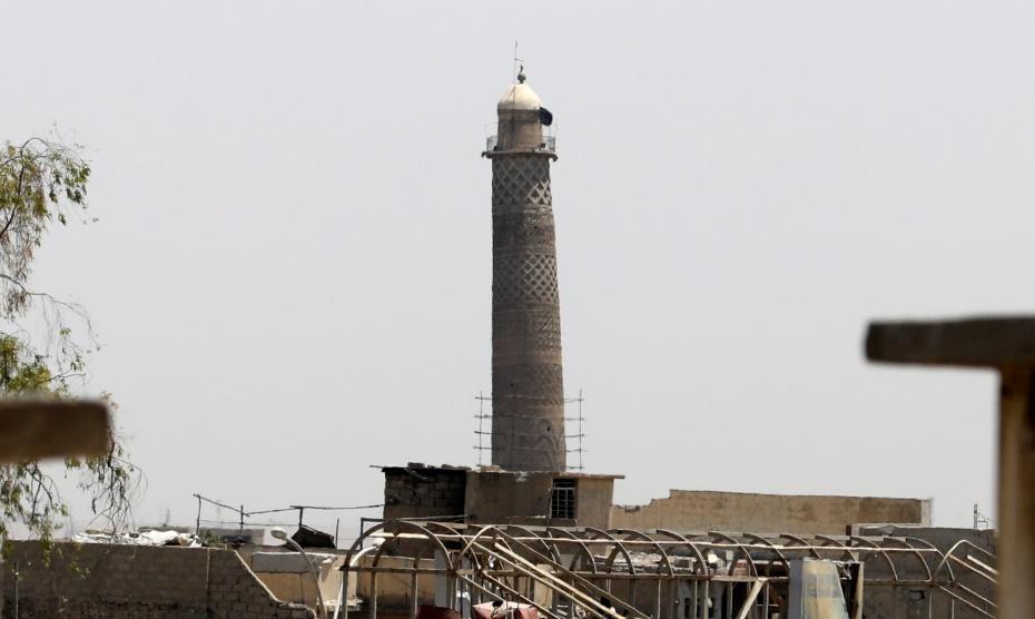 داعش يفجر مسجد النوري التاريخي في الموصل