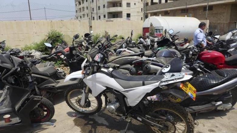 ضبط 10 دراجات نارية غير قانونية في جنين