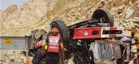 مقتل جنديين اسرائيليين جراء انقلاب شاحنة عسكرية في الاراضي المحتلة
