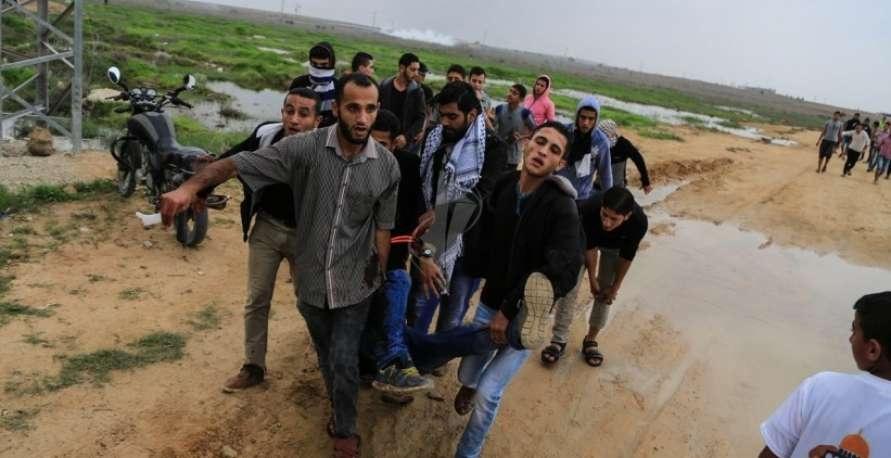 إصابة شاب برصاص الاحتلال شرق مدينة غزة