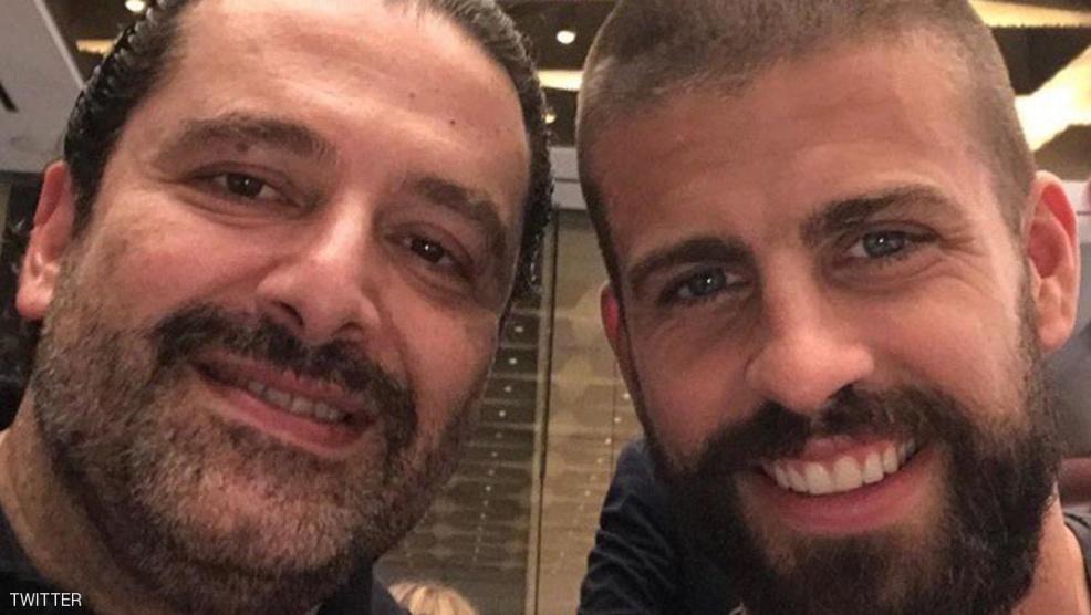 نجوم برشلونة في لبنان.. ويلتقون الحريري