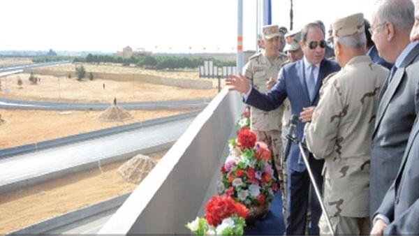 السيسي يفتتح أكبر قاعدة عسكرية بالشرق الأوسط