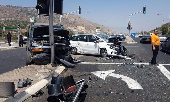 20 إصابة في حادث سير شرق أسدود