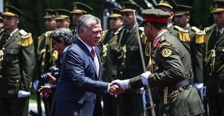العاهل الاردني الملك عبد الله الثاني يغادر رام الله