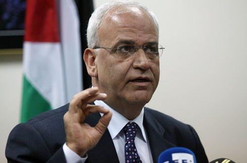 عريقات: اتصالاتنا مع اعضاء الرباعية الدولية مستمرة