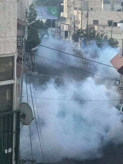 إصابات بالرصاص وقنابل الغاز خلال مواجهات في بلدة أبو ديس