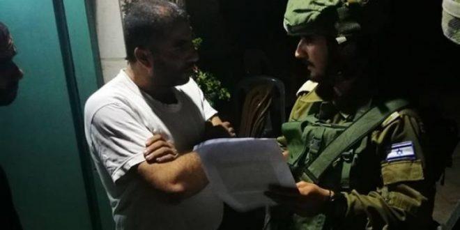 الاحتلال يخطر عائلة “الجمل” بهدم منزلها خلال 72 ساعة