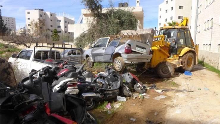 إتلاف 205 مركبات والقبض على 7 مطلوبين بقرى القدس