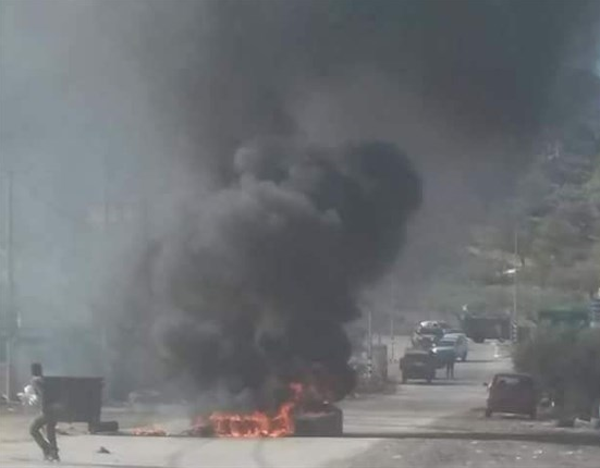 إصابات بمواجهات مع الاحتلال على حاجز حوارة بنابلس