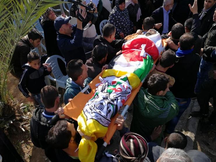 فلسطين تشيّع شهدائها الأربعة