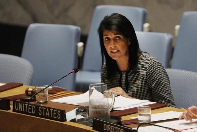 مندوبة أمريكا: سنستخدم الفيتو ضد مشروع القرار الخاص بالقدس