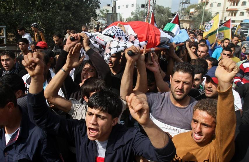 استشهاد الطفل مصعب التميمي في رام الله