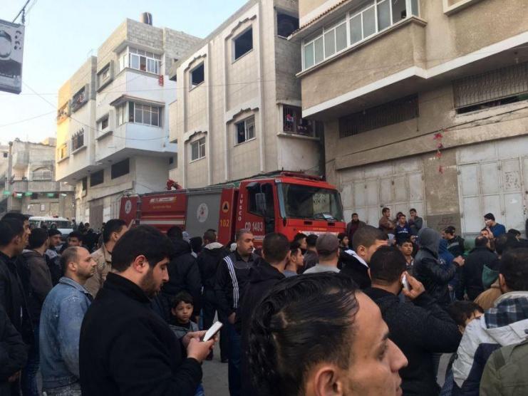 7 قتلى وجرحى بانفجار أسطوانة غاز خلال شجار جنوب غزة