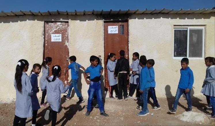  الاحتلال يهدم غرفتين دراسيتين في تجمع أبو النوار البدوي شرق القدس