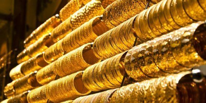 الذهب يتراجع مع انحسار توترات عالمية بواقع 0.2% إلى 1346.12 للاونصة