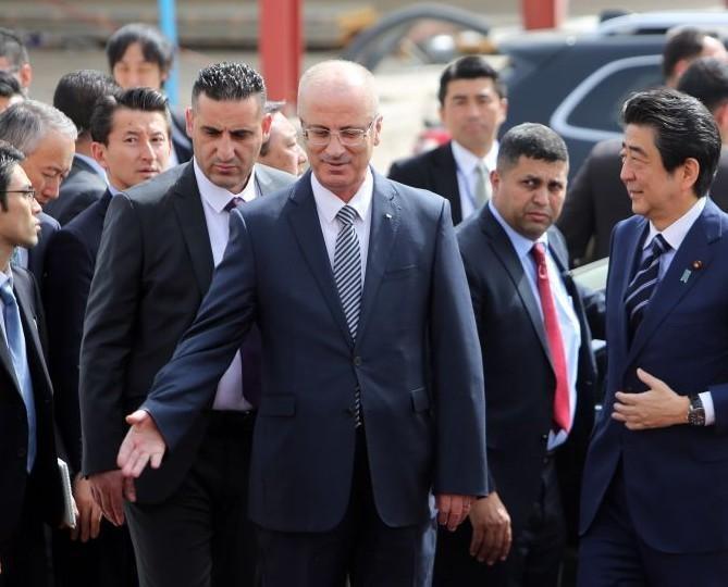 رئيس وزراء اليابان يزور بيت لحم