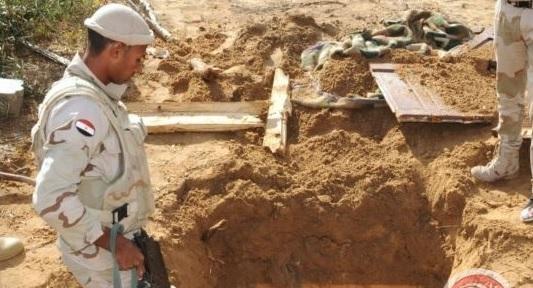 الجيش المصري يعلن : قتل 4 مسلحين واكتشاف نفق على حدود غزة