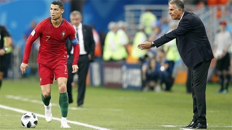 مدرب إيران: رونالدو كان يستحق الطرد