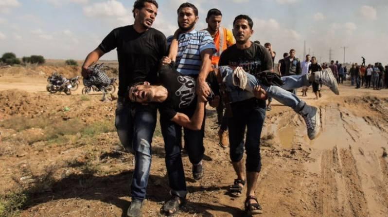 إصابة شاب برصاص قوات الاحتلال الإسرائيلي شرق مدينة غزة