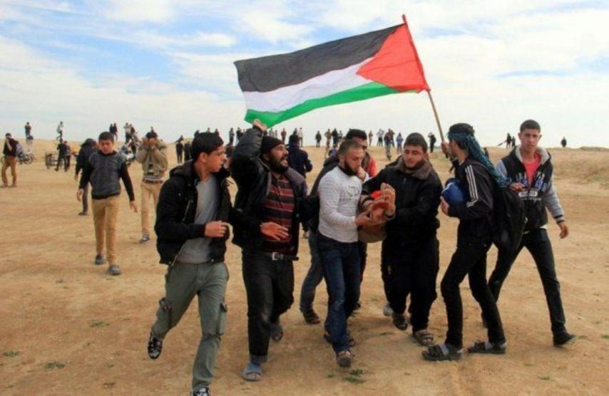 شهيد متأثرا بإصابته خلال مسيرات العودة شرق رفح
