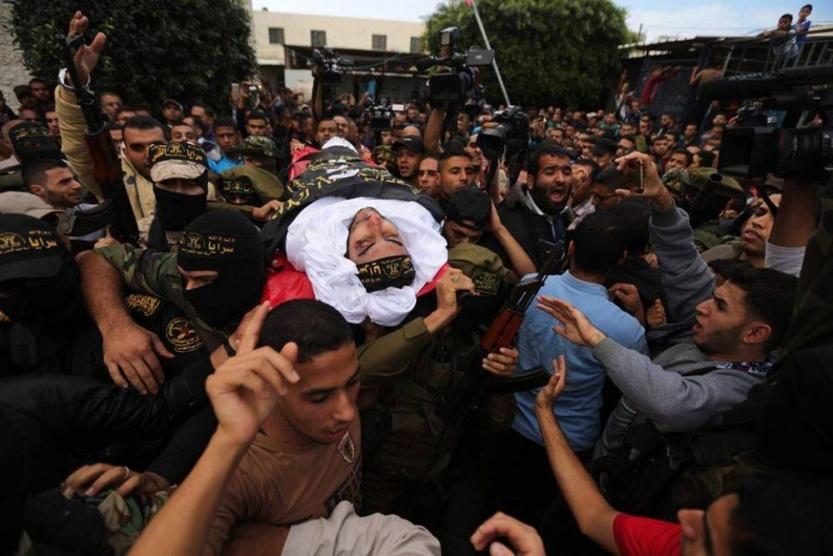 غزة تشيع شهيدي جمعة “ثوار من أجل القدس والأقصى”