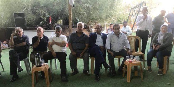 تخلله عقد قران للاسير المحرر محمود البلبول : وفد كبير من بيت لحم يتضامن مع الخان الاحمر