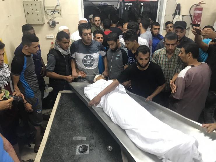 استشهاد طفل برصاص الاحتلال شرق رفح