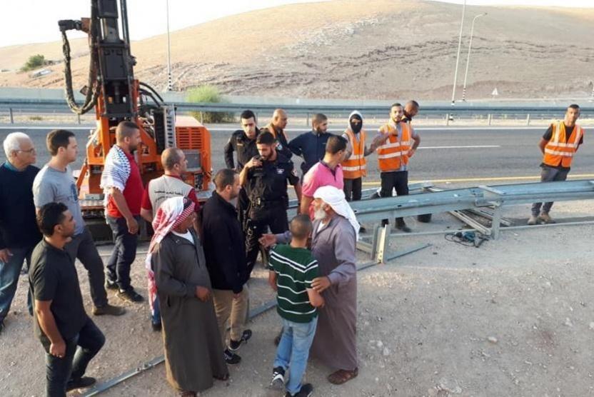 مسيرة في الخان الاحمر تنديدا بقرار الاحتلال هدم القرية