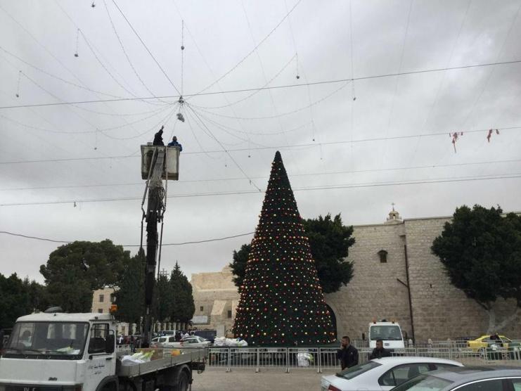 بلدية بيت لحم تحضر لاستقبال أعياد الميلاد المجيدة