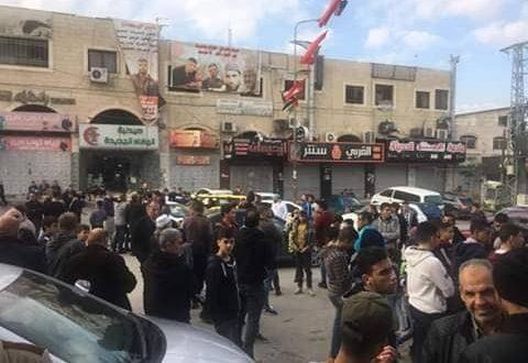 مسيرة غاضبة في مخيم الدهيشة بعد استشهاد الممرض رمزي أبويابس