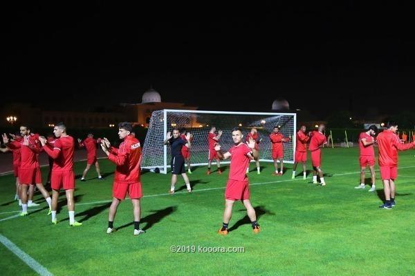 منتخب فلسطين يخوض مرانه الأول بالشارقة