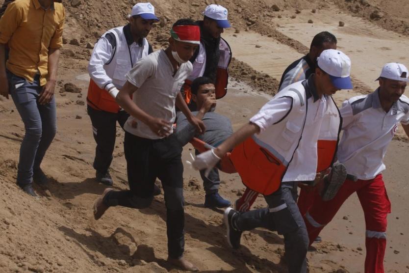 شهيدة وإصابات في اعتداء الاحتلال على متظاهري العودة شرقي القطاع