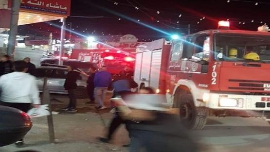 إخلاء 40 عائلة من مبنى في عناتا إثر اندلاع حريق فيه