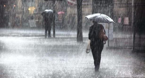  حالة الطقس: أمطار وعواصف رعدية