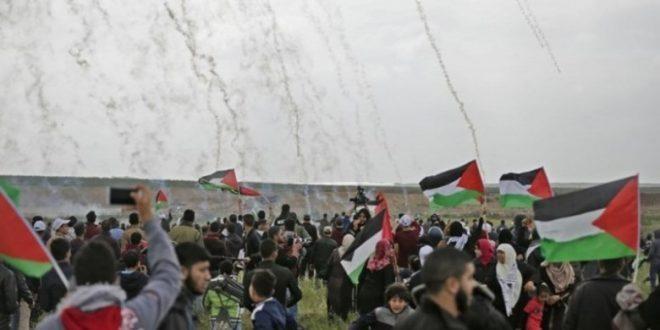 جيش الاحتلال يهدد المشاركين في مسيرات العودة بغزة
