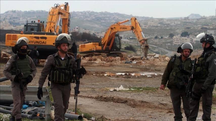 عمليات هدم للاحتلال بالرأس الأحمر بالأغوار