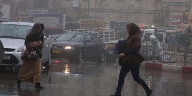 حالة الطقس: منخفض جوي وأمطار مصحوبة بعواصف رعدية