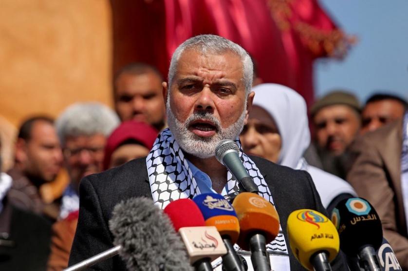 هنية يهاتف وزير الخارجية الإيراني ويستعرض معه آخر التطورات