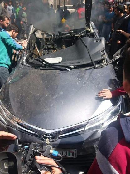 شهيد و3 مصابين باستهداف مركبة وسط القطاع ما يرفع عدد الشهداء لـ10 منذ الامس