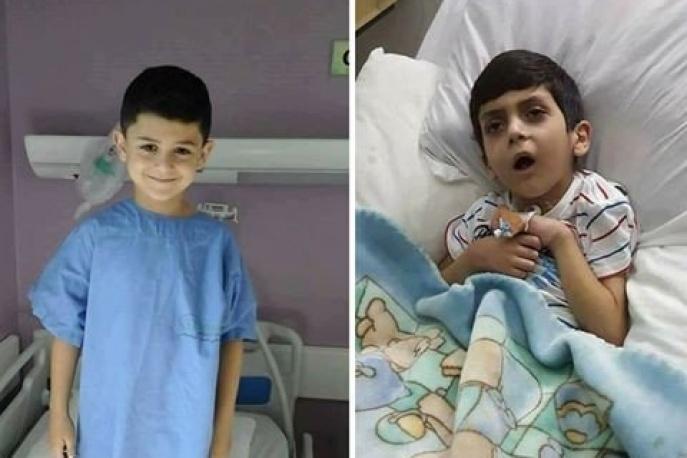  وفاة الطفل أمير زيدان بعد 3 سنوات من المعاناة