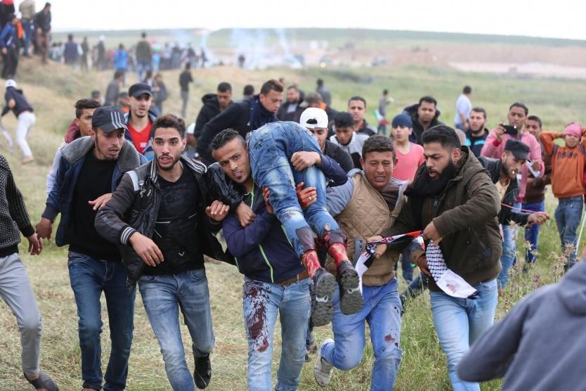 إصابة شاب برصاص الاحتلال شمال بيت لاهيا