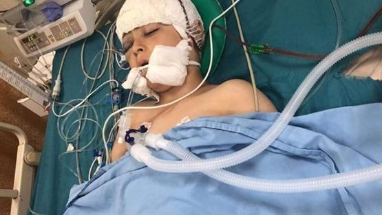 نقل الطفل الجريح شتيوي إلى مشفى بالداخل