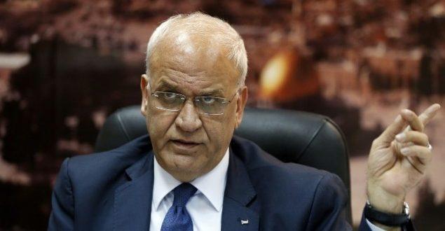 عريقات: على الاتحاد الأوروبي الإعتراف بفلسطين