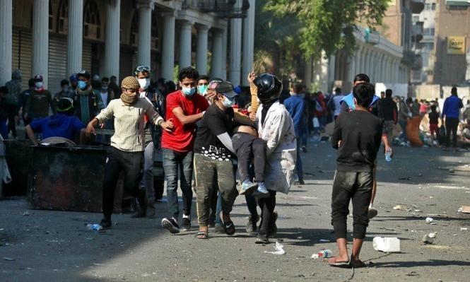 العراق: 4 قتلى وعشرات الجرحى في صفوف المتظاهرين ببغداد