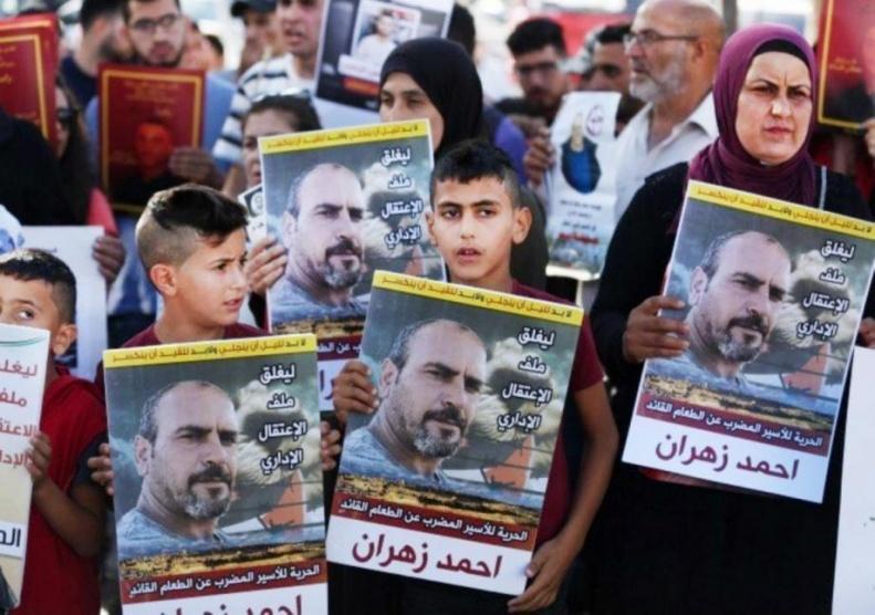 107 أيام على إضرابه- محكمة الاحتلال ترفض الاستئناف المقدم للأسير زهران