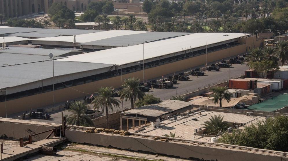 سقوط صاروخي كاتيوشا داخل المنطقة الخضراء ببغداد