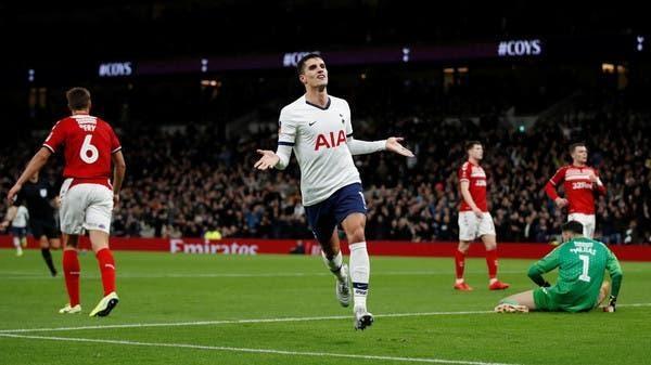  توتنهام يتجاوز ميدلسبره بصعوبة في كأس الاتحاد