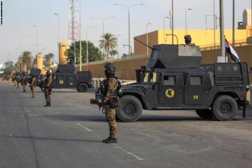 سقوط 3 صواريخ قرب السفارة الأمريكية في بغداد